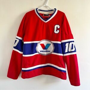 Nascar Red Jersey with Blue and White Accents Valvoline Carpentier NHL